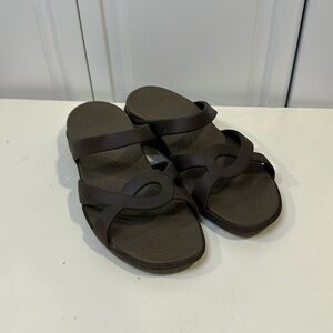 Crocs Meleen Twist Women's Slip On Comfort Sandals - US Size 11 Brown